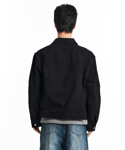 KICHUL(キチョル)の「STANDARD DARTS DENIM JACKET (BLACK)(デニムジャケット・メンズ・その他・SMALL/MEDIUM/LARGE)」の3枚目の写真