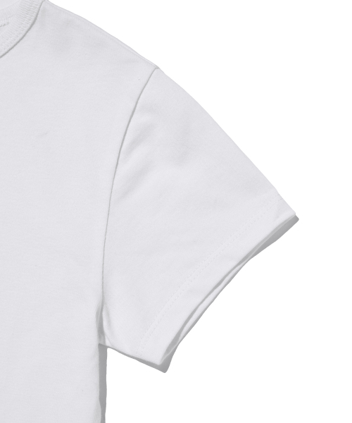 suade（スエード）の「CHECKERED CROSS CROP TEE [WHITE]（Tシャツ/カットソー・レディース・その他・FREE）」の5枚目の写真