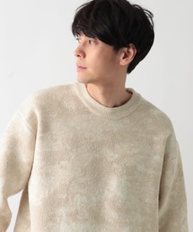 GLOBAL WORK | アブストラクトモールニット/581059(ニット/セーター)