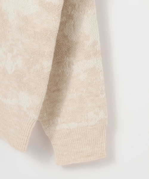 GLOBAL WORK(グローバルワーク)の「アブストラクトモールニット/581059(ニット/セーター・メンズ・アイボリー/ブラック×グレー・LARGE/MEDIUM/SMALL/X-LARGE)」の10枚目の写真