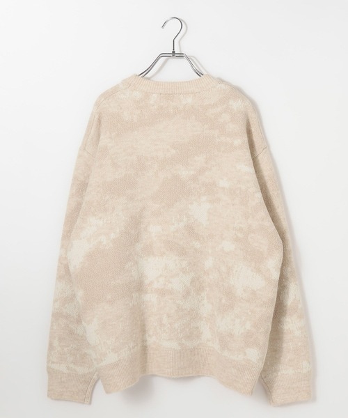 GLOBAL WORK(グローバルワーク)の「アブストラクトモールニット/581059(ニット/セーター・メンズ・アイボリー/ブラック×グレー・LARGE/MEDIUM/SMALL/X-LARGE)」の12枚目の写真