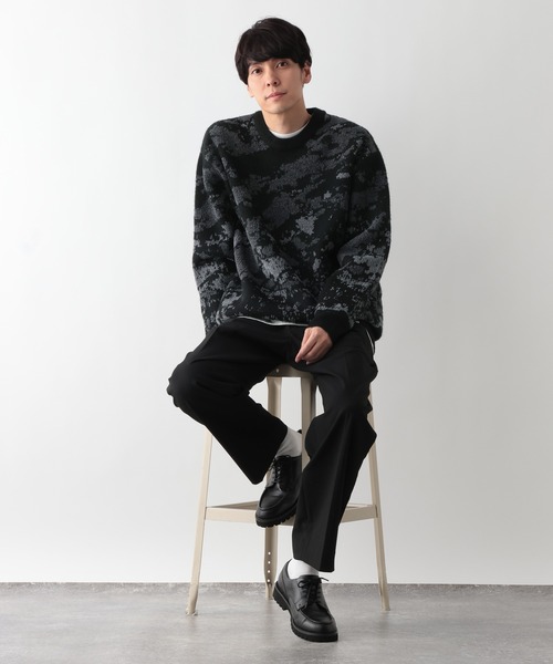 セール】アブストラクトモールニット/581059（ニット/セーター