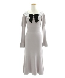 DearMyLoveRose（ディアマイラブローズ）の「マルチWAY配色ニットワンピース【大きいサイズ有り】（ワンピース・レディース）」