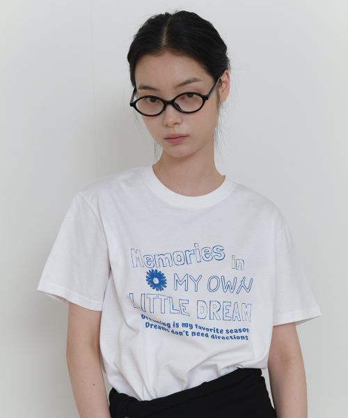 YUPPE(ヨッペ)の「MEMORIES PRINT T-SHIRT_WHITE(Tシャツ/カットソー・レディース・その他・FREE)」の1枚目の写真