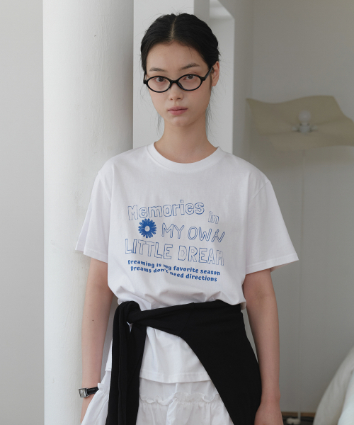 YUPPE(ヨッペ)の「MEMORIES PRINT T-SHIRT_WHITE(Tシャツ/カットソー・レディース・その他・FREE)」の2枚目の写真