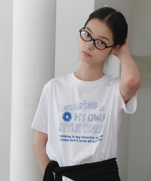 YUPPE(ヨッペ)の「MEMORIES PRINT T-SHIRT_WHITE(Tシャツ/カットソー・レディース・その他・FREE)」の3枚目の写真