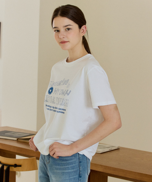 YUPPE(ヨッペ)の「MEMORIES PRINT T-SHIRT_WHITE(Tシャツ/カットソー・レディース・その他・FREE)」の4枚目の写真