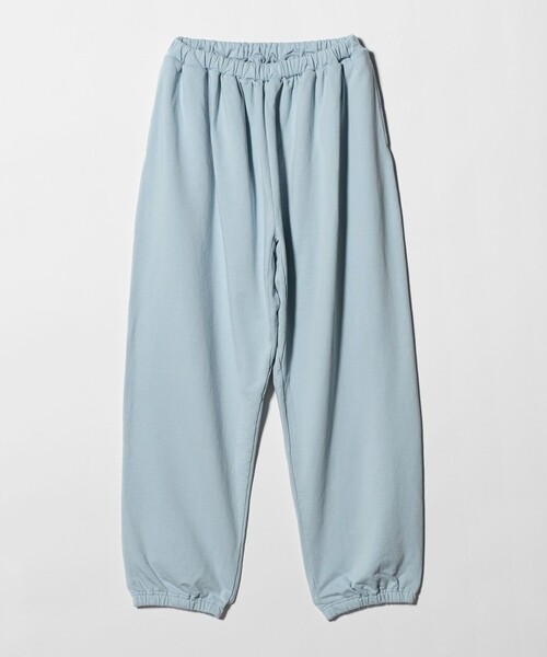 6(ロク)の「<6(ROKU)>コットンウラケ ギャザーパンツ 26SS(スウェットパンツ・レディース・ライトブルー・36/38)」の5枚目の写真