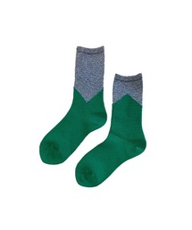 GLITTER COLOR BLOCK SOCKS / ラメ配色ソックス