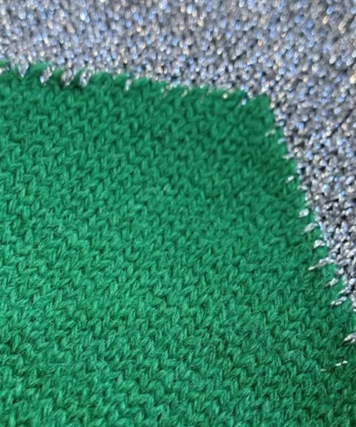 FAKUI（ファクイ）の「GLITTER COLOR BLOCK SOCKS / ラメ配色ソックス（ソックス/靴下・レディース・グリーン・22.0～24.0cm）」の3枚目の写真