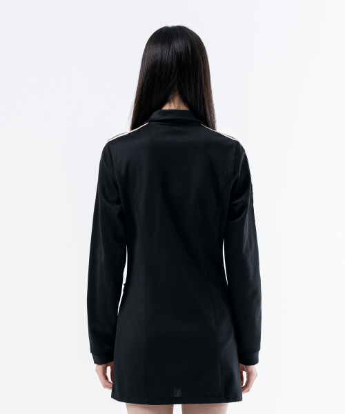 DUCKDIVE（ダックダイブ）の「リングテープトラックミニワンピースブラック（ワンピース・レディース・その他・SMALL/MEDIUM）」の2枚目の写真