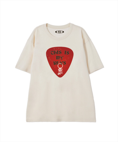 BY.L(バイエル)の「ディスマイキー 半袖Tシャツ クリーム(Tシャツ/カットソー・メンズ・その他・MEDIUM/LARGE/X-LARGE)」の1枚目の写真