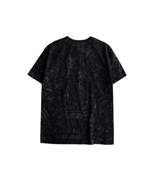 AOX(エーオーエックス)の「Alien graffiti t-shirt(Tシャツ/カットソー・メンズ・その他・LARGE/X-LARGE)」の2枚目の写真
