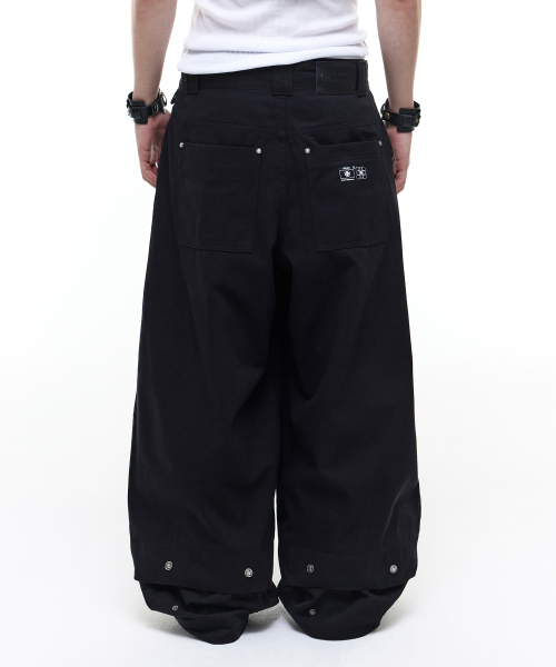 OPUS 0012(オーパス0012)の「Op. 08 MELTED COTTON PANTS BLACK(その他パンツ・レディース・その他・SMALL/MEDIUM/LARGE/X-SMALL)」の1枚目の写真
