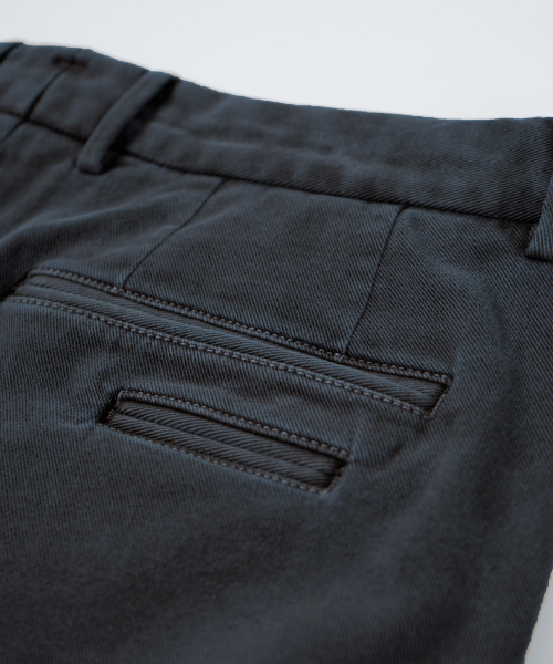 BIRBANTE（ビルバンテ）の「ソンドリオ ストレッチツイルパンツ - ブルーグレー（その他パンツ・メンズ・ブルー・SMALL/MEDIUM/LARGE/X-LARGE）」の5枚目の写真
