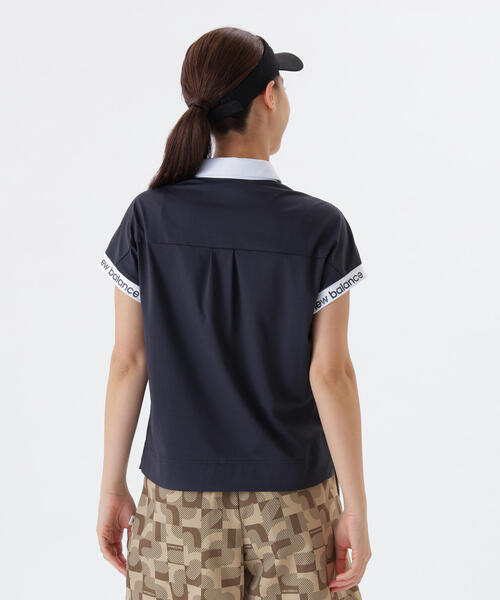 New Balance Golf（ニューバランスゴルフ）の「【new balance golf】UV フレンチスリーブ カラーシャツ (WOMENS)（シャツ/ブラウス・レディース・ブラック系その他・SMALL/MEDIUM）」の13枚目の写真