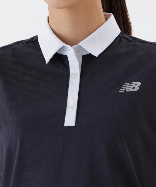 New Balance Golf（ニューバランスゴルフ）の「【new balance golf】UV フレンチスリーブ カラーシャツ (WOMENS)（シャツ/ブラウス・レディース・ブラック系その他・SMALL/MEDIUM）」の14枚目の写真