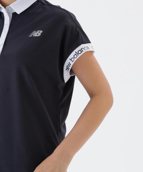 New Balance Golf（ニューバランスゴルフ）の「【new balance golf】UV フレンチスリーブ カラーシャツ (WOMENS)（シャツ/ブラウス・レディース・ブラック系その他・SMALL/MEDIUM）」の15枚目の写真