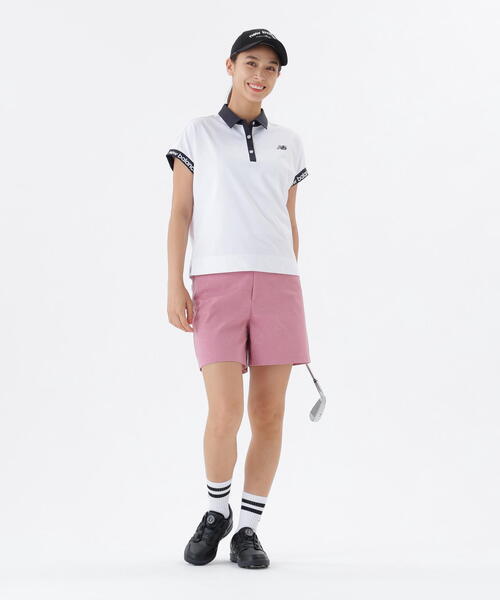 New Balance Golf（ニューバランスゴルフ）の「【new balance golf】UV フレンチスリーブ カラーシャツ (WOMENS)（シャツ/ブラウス・レディース・ブラック系その他・SMALL/MEDIUM）」の5枚目の写真