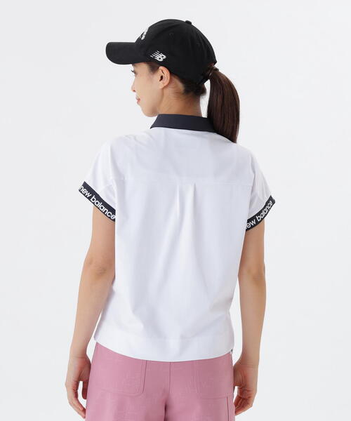 New Balance Golf（ニューバランスゴルフ）の「【new balance golf】UV フレンチスリーブ カラーシャツ (WOMENS)（シャツ/ブラウス・レディース・ブラック系その他・SMALL/MEDIUM）」の7枚目の写真