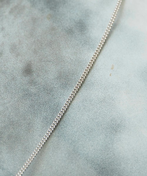 TOM WOOD（トムウッド）の「TOM WOOD / トムウッド Curb Chain Slim シルバー925 ネックレス 2026年春夏（ネックレス・メンズ・シルバー・24.5）」の12枚目の写真