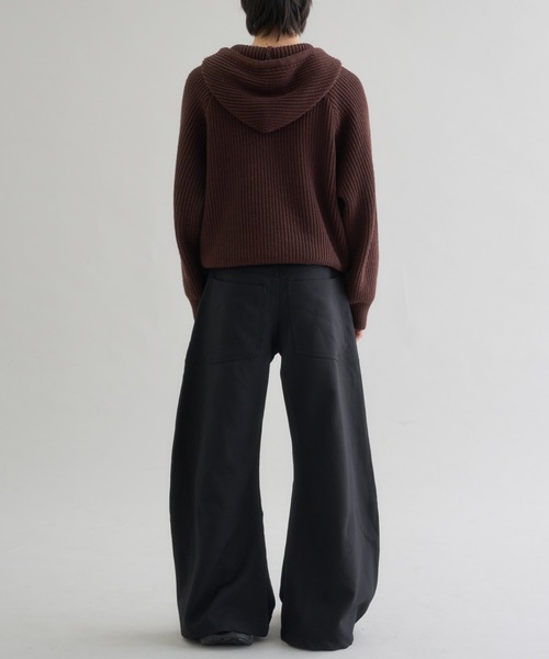 EPNK(イーピーエヌケー)の「Switching Curve Slacks /スイッチカーブスラックス(スラックス・メンズ・ブラック・SMALL/LARGE/MEDIUM)」の8枚目の写真