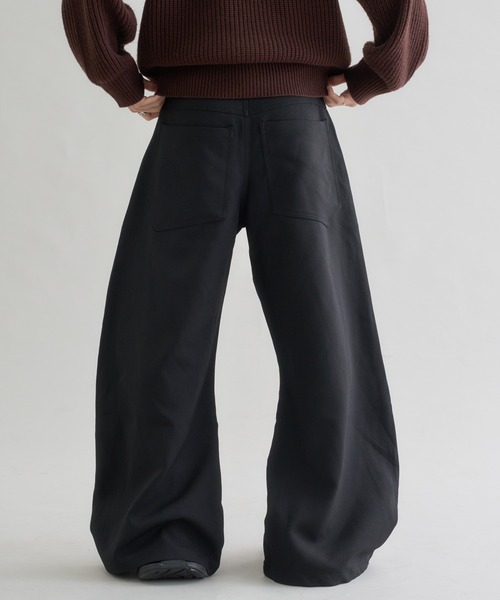 EPNK(イーピーエヌケー)の「Switching Curve Slacks /スイッチカーブスラックス(スラックス・メンズ・ブラック・SMALL/LARGE/MEDIUM)」の5枚目の写真