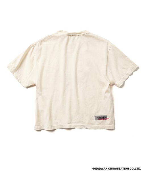 hide × ZOZOTOWN CORP TEE（Tシャツ CROP ZOZOTOWN × ZOZOMESSE（ゾゾメッセ）の「hide Fサイズ　アイボリー TEE ミュージシャン