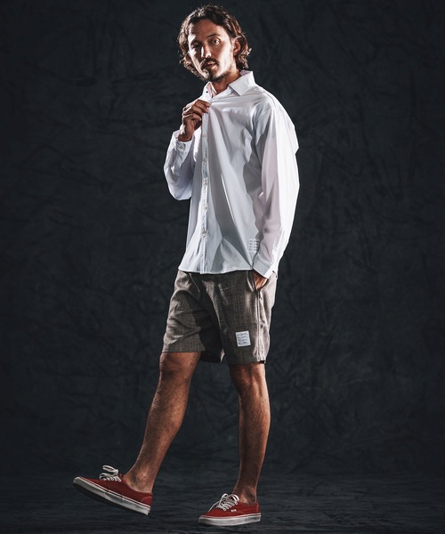 wjk reluxe(ダブルジェーケーリラックス)の「ms6363-cool touch LS V neck shirts シャツ(WR26S-06)(シャツ/ブラウス・メンズ・ブラック/ホワイト/ネイビー・L/M/S)」の14枚目の写真