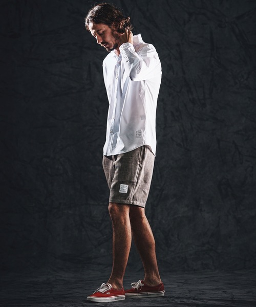 wjk reluxe(ダブルジェーケーリラックス)の「ms6363-cool touch LS V neck shirts シャツ(WR26S-06)(シャツ/ブラウス・メンズ・ブラック/ホワイト/ネイビー・L/M/S)」の15枚目の写真