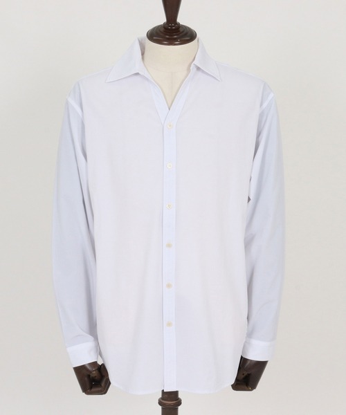 wjk reluxe(ダブルジェーケーリラックス)の「ms6363-cool touch LS V neck shirts シャツ(WR26S-06)(シャツ/ブラウス・メンズ・ブラック/ホワイト/ネイビー・L/M/S)」の16枚目の写真