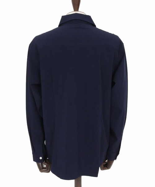 wjk reluxe(ダブルジェーケーリラックス)の「ms6363-cool touch LS V neck shirts シャツ(WR26S-06)(シャツ/ブラウス・メンズ・ブラック/ホワイト/ネイビー・L/M/S)」の19枚目の写真