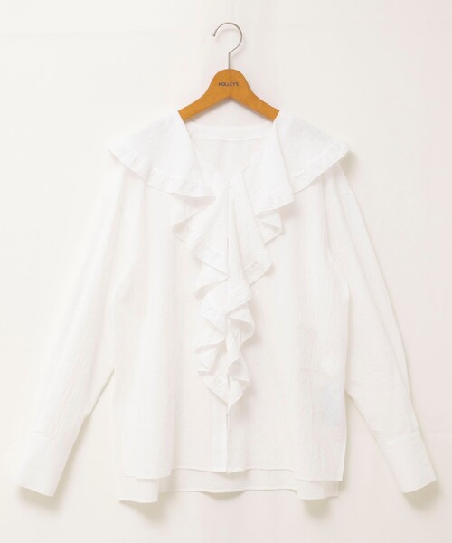 NOLLEY’S(ノーリーズ)の「ウォッシャブルラッフルカラーブラウス(シャツ/ブラウス・レディース・ブラック系その他/ホワイト系その他2/ホワイト・FREE)」の21枚目の写真