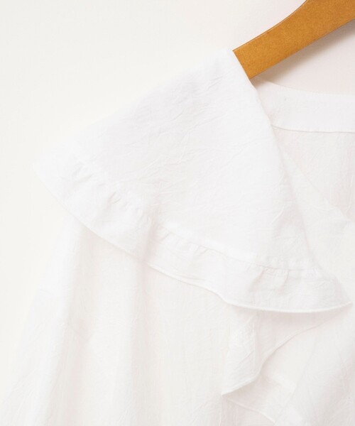 NOLLEY’S(ノーリーズ)の「ウォッシャブルラッフルカラーブラウス(シャツ/ブラウス・レディース・ブラック系その他/ホワイト系その他2/ホワイト・FREE)」の16枚目の写真