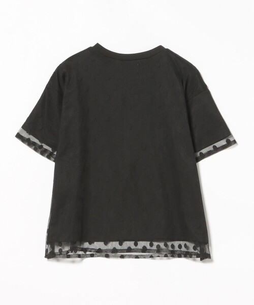 BEAMS HEART(ビームスハート)の「無地 カットソー × チュール Tシャツ(Tシャツ/カットソー・レディース・ブラック/チャコールグレー/オフホワイト/ブラウン系その他4・FREE)」の15枚目の写真