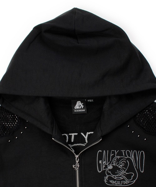 GALFY（ガルフィー）の「【GALFY/ガルフィー】チラリズムPK（パーカー・レディース・スミクロ/カーキ/ブラック・XL/L）」の12枚目の写真