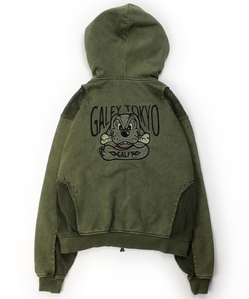 GALFY（ガルフィー）の「【GALFY/ガルフィー】チラリズムPK（パーカー・レディース・スミクロ/カーキ/ブラック・XL/L）」の9枚目の写真