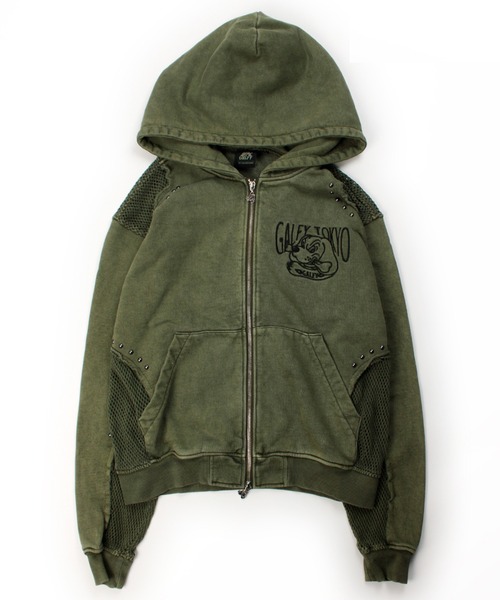 GALFY（ガルフィー）の「【GALFY/ガルフィー】チラリズムPK（パーカー・レディース・スミクロ/カーキ/ブラック・XL/L）」の8枚目の写真