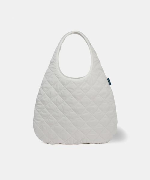 LAVENHAM（ラベンハム）の「Quilted Round Bag Unisex / キルテッド ラウンド バッグ ユニセックス（ショルダーバッグ・レディース・オフホワイト/ブラウン・ONE SIZE）」の10枚目の写真