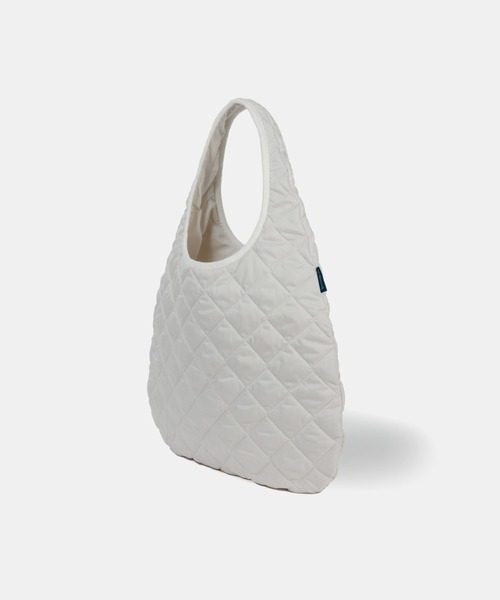 LAVENHAM（ラベンハム）の「Quilted Round Bag Unisex / キルテッド ラウンド バッグ ユニセックス（ショルダーバッグ・レディース・オフホワイト/ブラウン・ONE SIZE）」の11枚目の写真