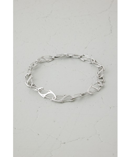 AZUL by moussy（アズールバイマウジー）の「ツイストスパインネックレス（ネックレス・メンズ・シルバー・FREE）」の5枚目の写真