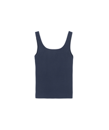 Deep squaer back tank - navy