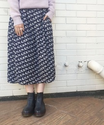 Kastane | 花柄スリットロングスカート(スカート)