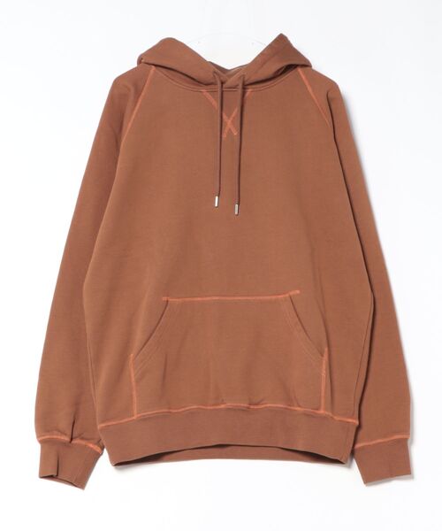 POP TRADING COMPANY（ポップトレーディングカンパニー）の「Pop Trading Company/ポップトレーディングカンパニースウェット/パーカー POP LOGO HOODED（パーカー・メンズ・ブラウン・M/L）」の4枚目の写真