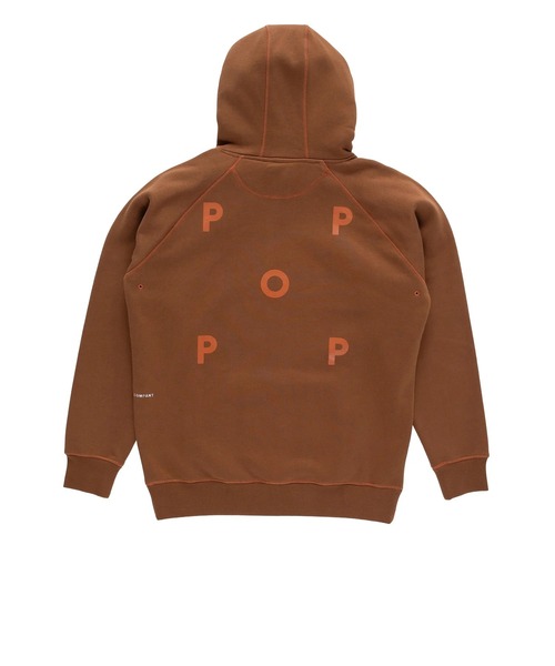 POP TRADING COMPANY（ポップトレーディングカンパニー）の「Pop Trading Company/ポップトレーディングカンパニースウェット/パーカー POP LOGO HOODED（パーカー・メンズ・ブラウン・M/L）」の5枚目の写真
