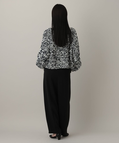 A part by（アパートバイ）の「MIXモールニットプルオーバー（ニット/セーター・レディース・イエロー系その他/ブラック系その他2/ブルー・FREE）」の6枚目の写真