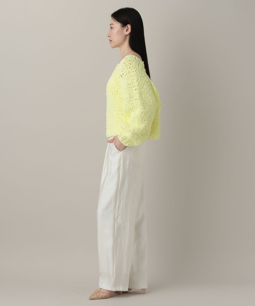 A part by（アパートバイ）の「MIXモールニットプルオーバー（ニット/セーター・レディース・イエロー系その他/ブラック系その他2/ブルー・FREE）」の10枚目の写真