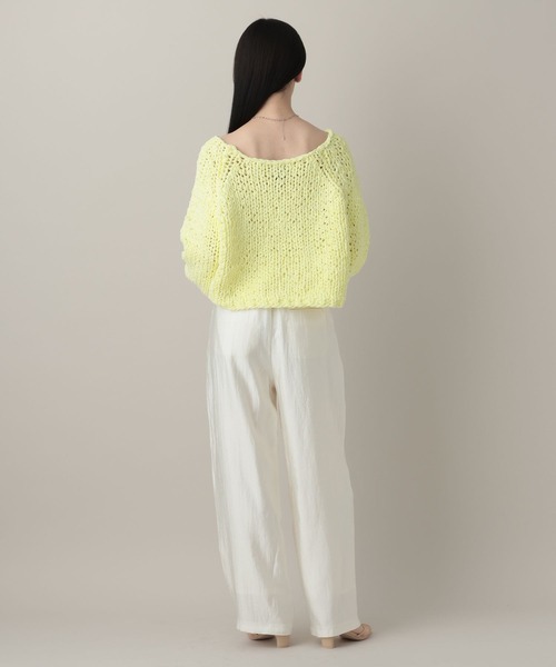 A part by（アパートバイ）の「MIXモールニットプルオーバー（ニット/セーター・レディース・イエロー系その他/ブラック系その他2/ブルー・FREE）」の11枚目の写真