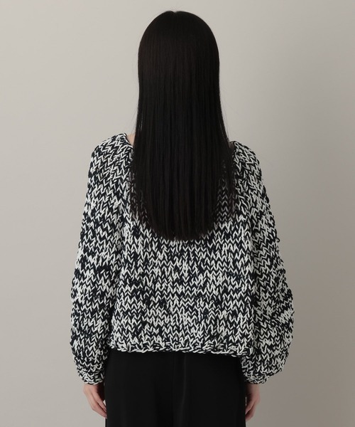 A part by（アパートバイ）の「MIXモールニットプルオーバー（ニット/セーター・レディース・イエロー系その他/ブラック系その他2/ブルー・FREE）」の19枚目の写真