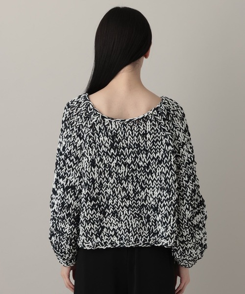 A part by（アパートバイ）の「MIXモールニットプルオーバー（ニット/セーター・レディース・イエロー系その他/ブラック系その他2/ブルー・FREE）」の20枚目の写真